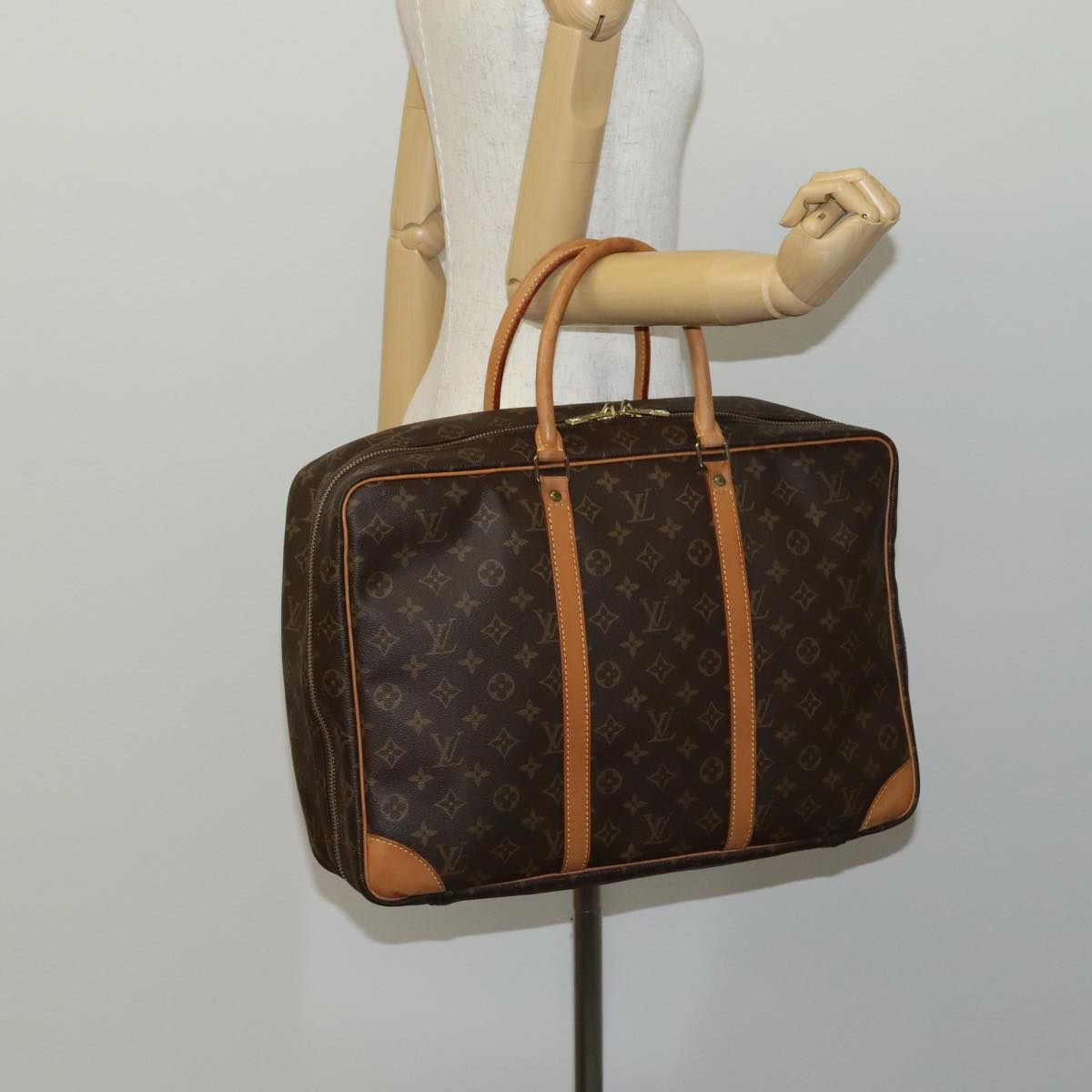 LOUIS VUITTON Monogram Sirius 45 Boston Bag M41408 LV Auth ep7262
