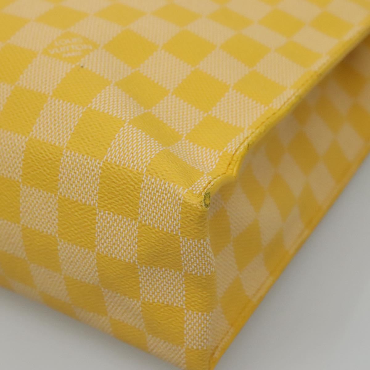 LOUIS VUITTON Damier Color Mobile Shoulder Bag 2way Yellow N41305 LV Auth ep7319