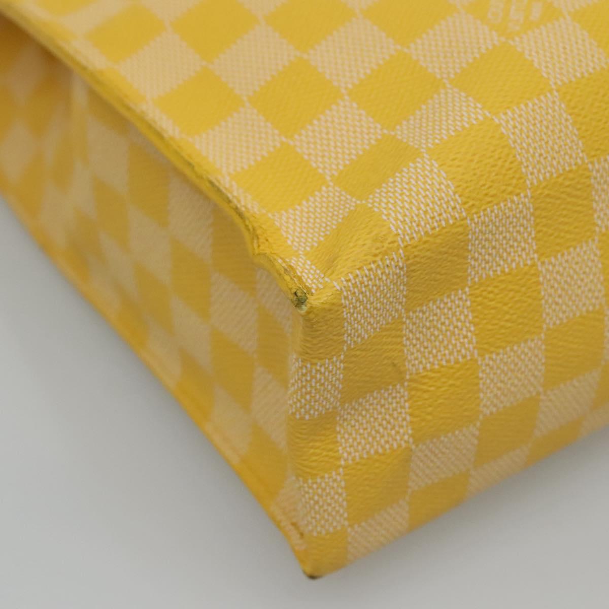 LOUIS VUITTON Damier Color Mobile Shoulder Bag 2way Yellow N41305 LV Auth ep7319