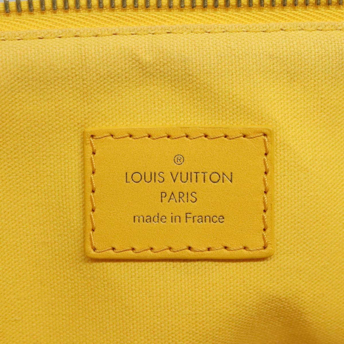 LOUIS VUITTON Damier Color Mobile Shoulder Bag 2way Yellow N41305 LV Auth ep7319
