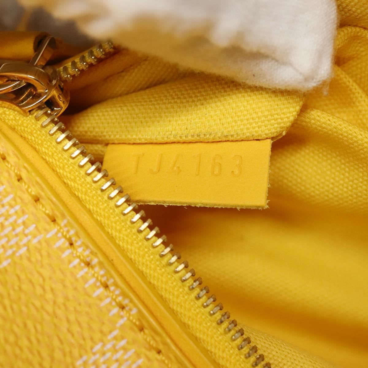 LOUIS VUITTON Damier Color Mobile Shoulder Bag 2way Yellow N41305 LV Auth ep7319