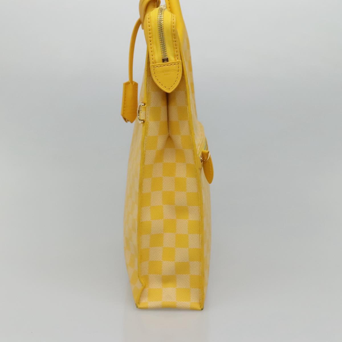 LOUIS VUITTON Damier Color Mobile Shoulder Bag 2way Yellow N41305 LV Auth ep7319