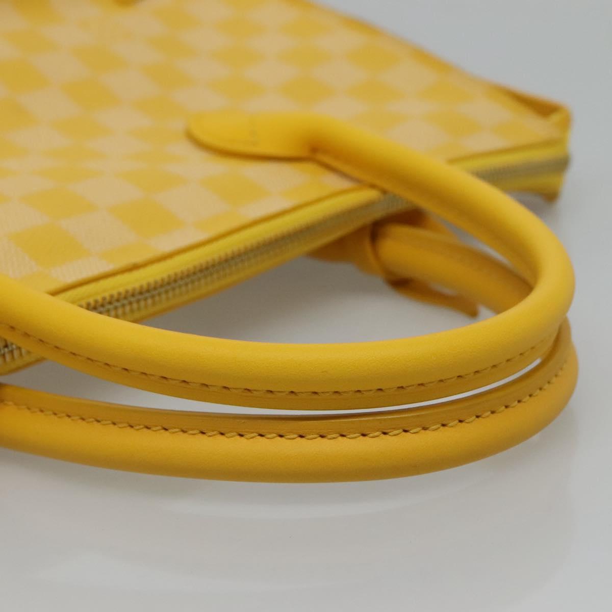 LOUIS VUITTON Damier Color Mobile Shoulder Bag 2way Yellow N41305 LV Auth ep7319