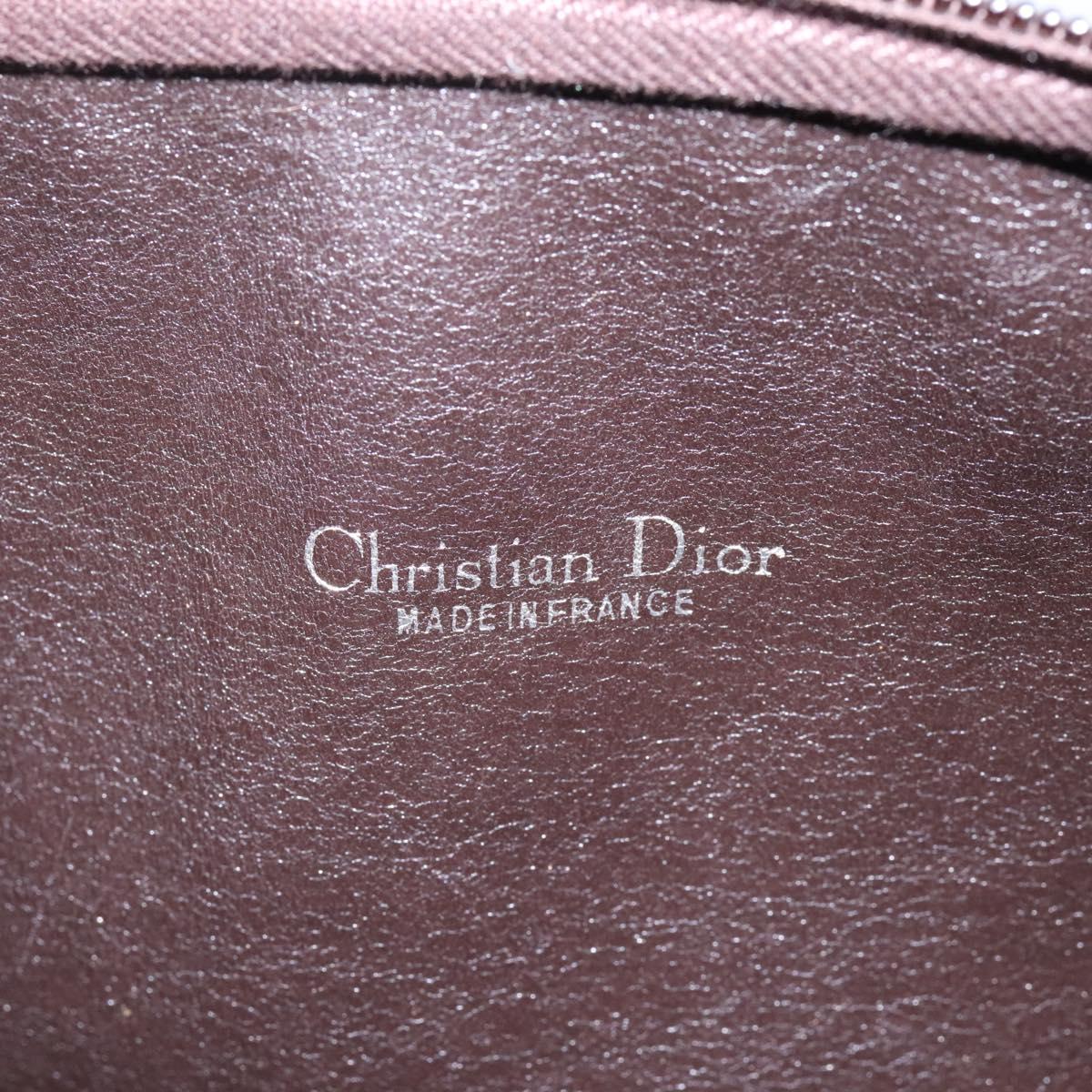 Christian Dior Trotter Canvas Shoulder Bag Brown Auth ep7344