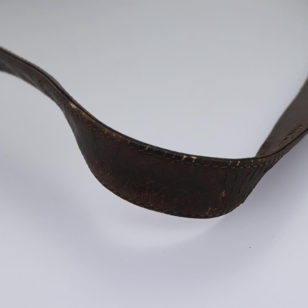 Christian Dior Trotter Canvas Shoulder Bag Brown Auth ep7344