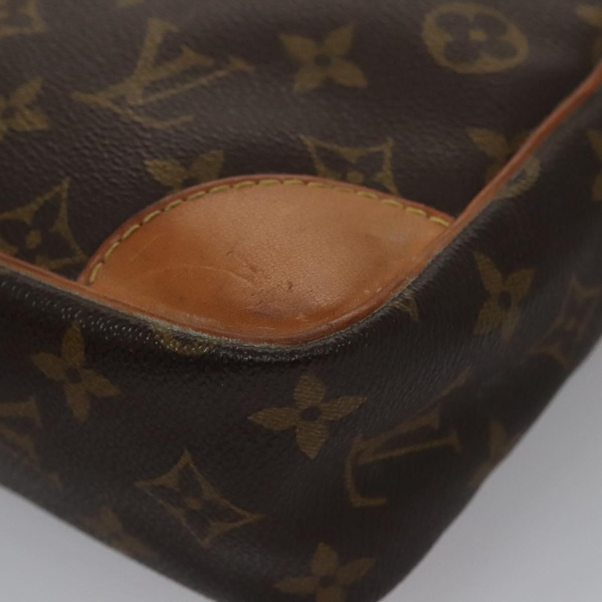LOUIS VUITTON Monogram Compiegne 28 Clutch Bag M51845 LV Auth ep7374