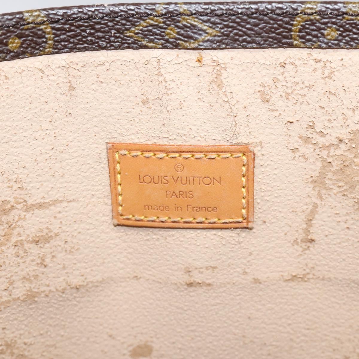 LOUIS VUITTON Monogram Sac Plat Hand Bag M51140 LV Auth ep7390