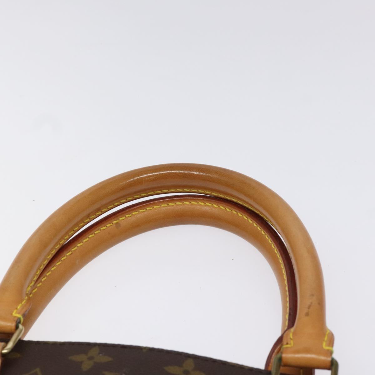 LOUIS VUITTON Monogram Sac Plat Hand Bag M51140 LV Auth ep7390