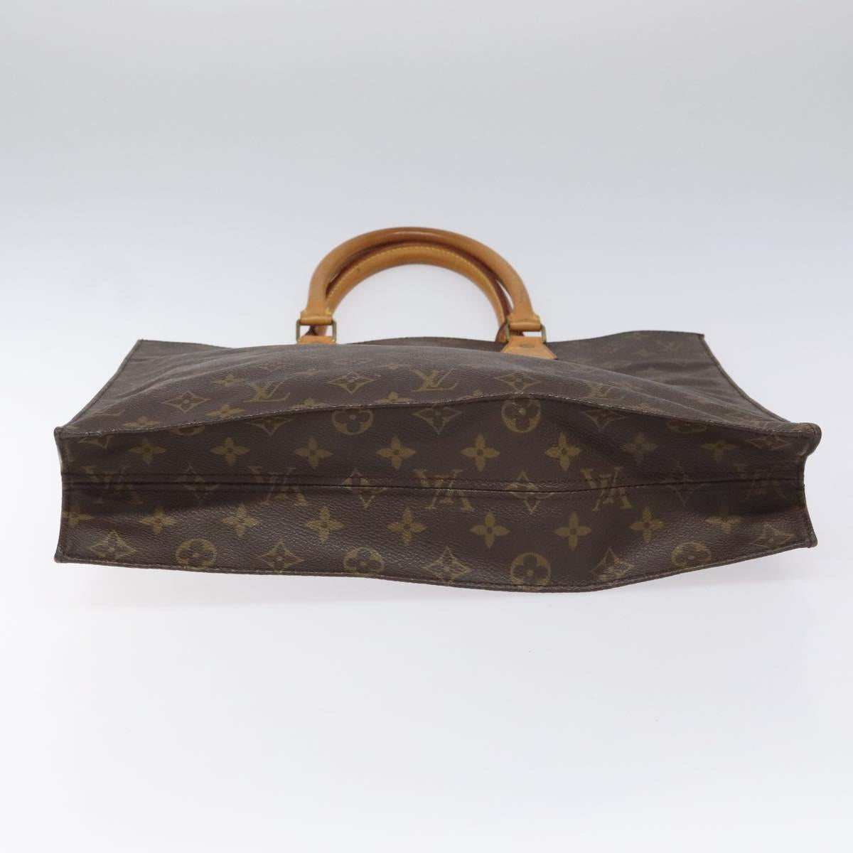 LOUIS VUITTON Monogram Sac Plat Hand Bag M51140 LV Auth ep7390