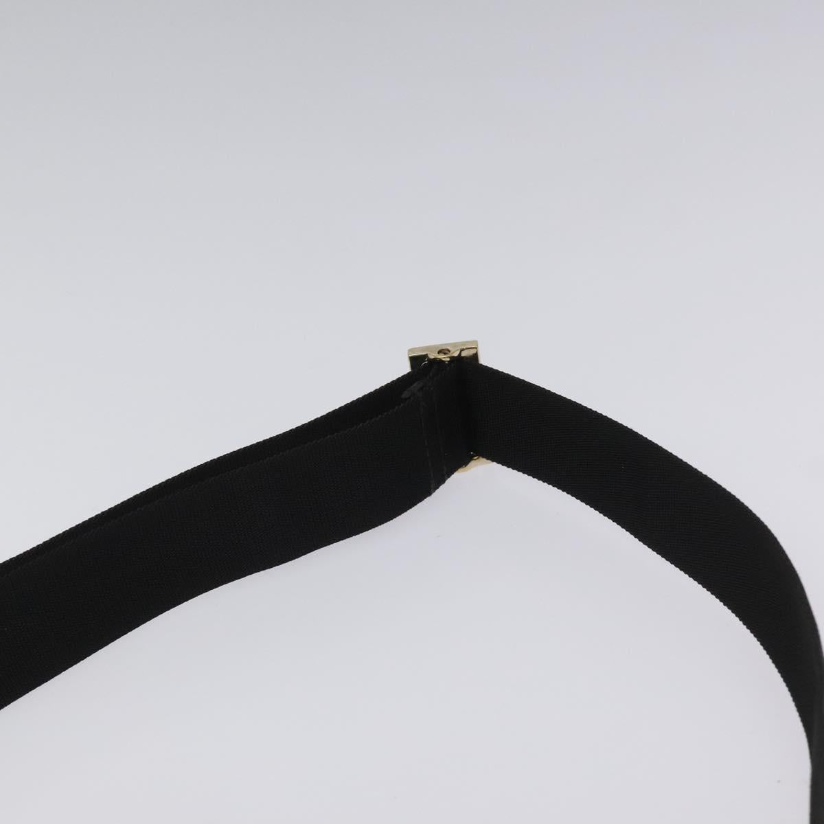 GUCCI GG Canvas Shoulder Bag Black 019 0375 Auth ep7418