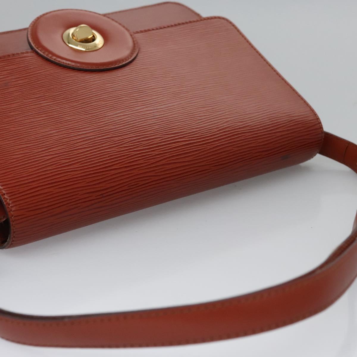 LOUIS VUITTON Epi Free Run Shoulder Bag Brown M52403 LV Auth ep7427