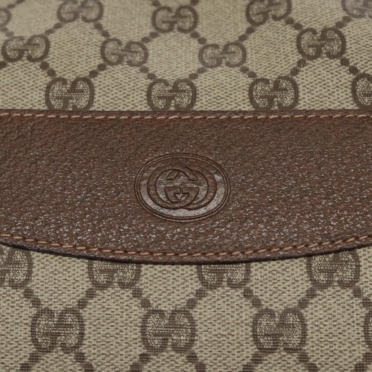 GUCCI GG Supreme Tote Bag PVC Leather Beige 002 39 6130 9411 Auth ep7534