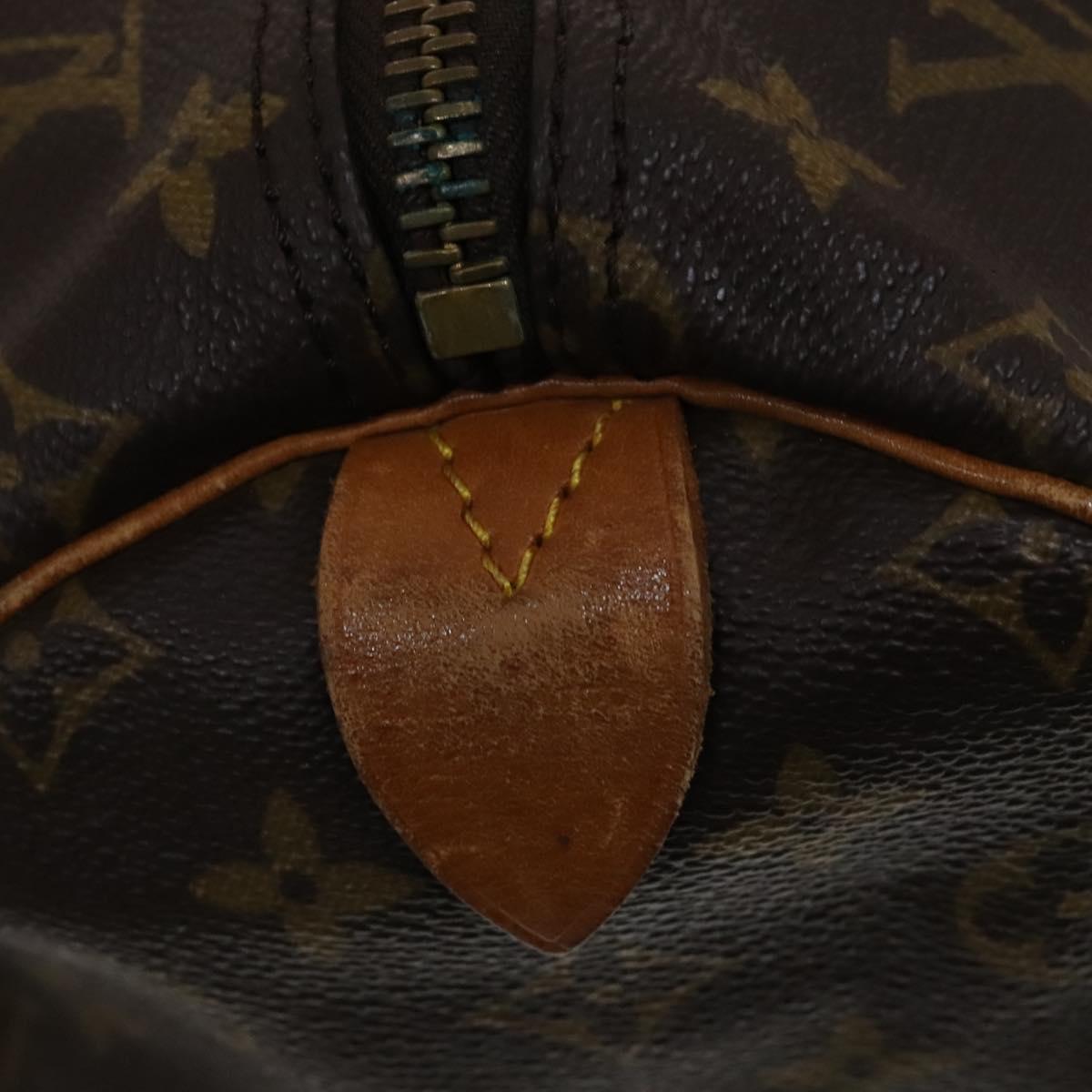 LOUIS VUITTON Monogram Keepall 55 Boston Bag M41424 LV Auth ep7541