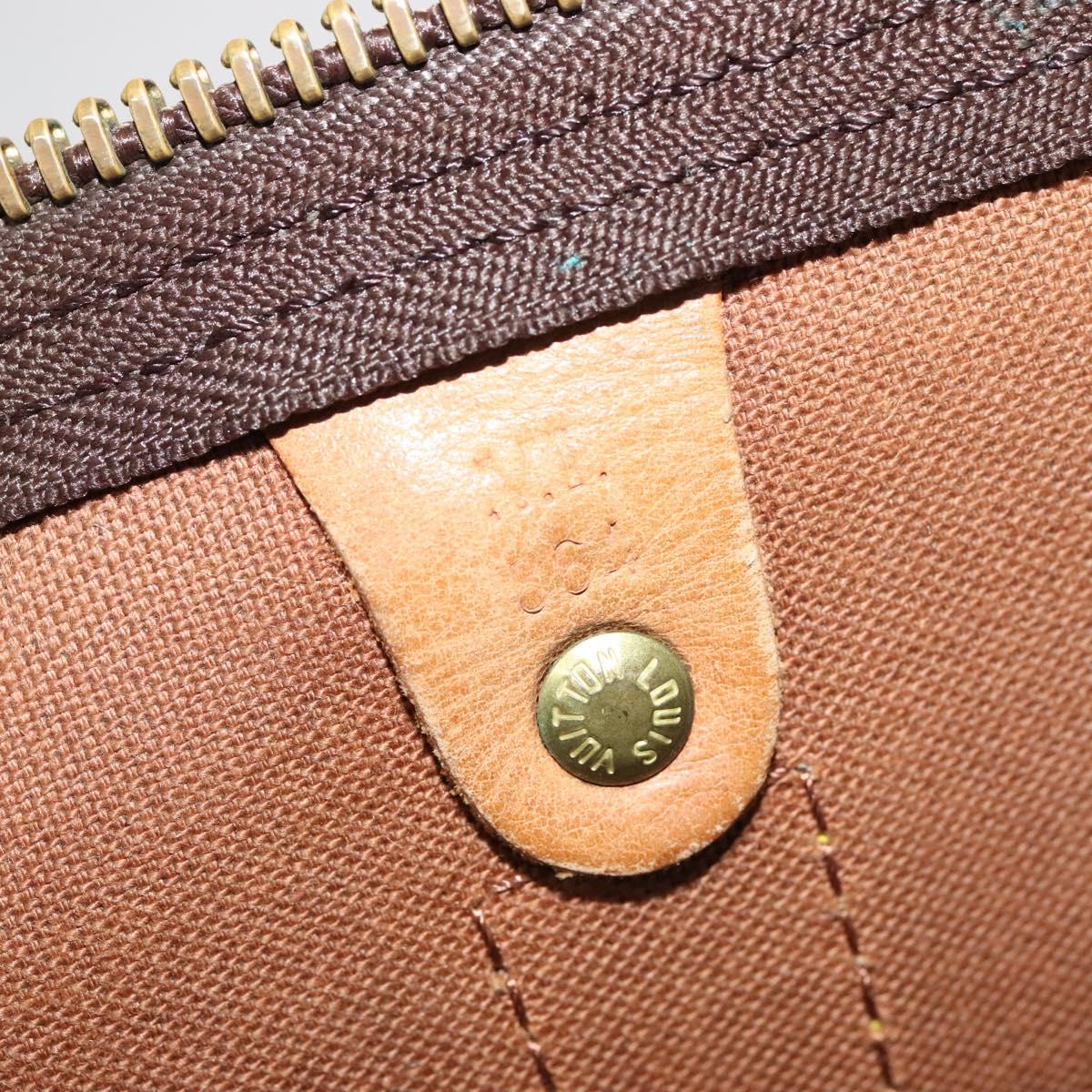 LOUIS VUITTON Monogram Keepall 55 Boston Bag M41424 LV Auth ep7541