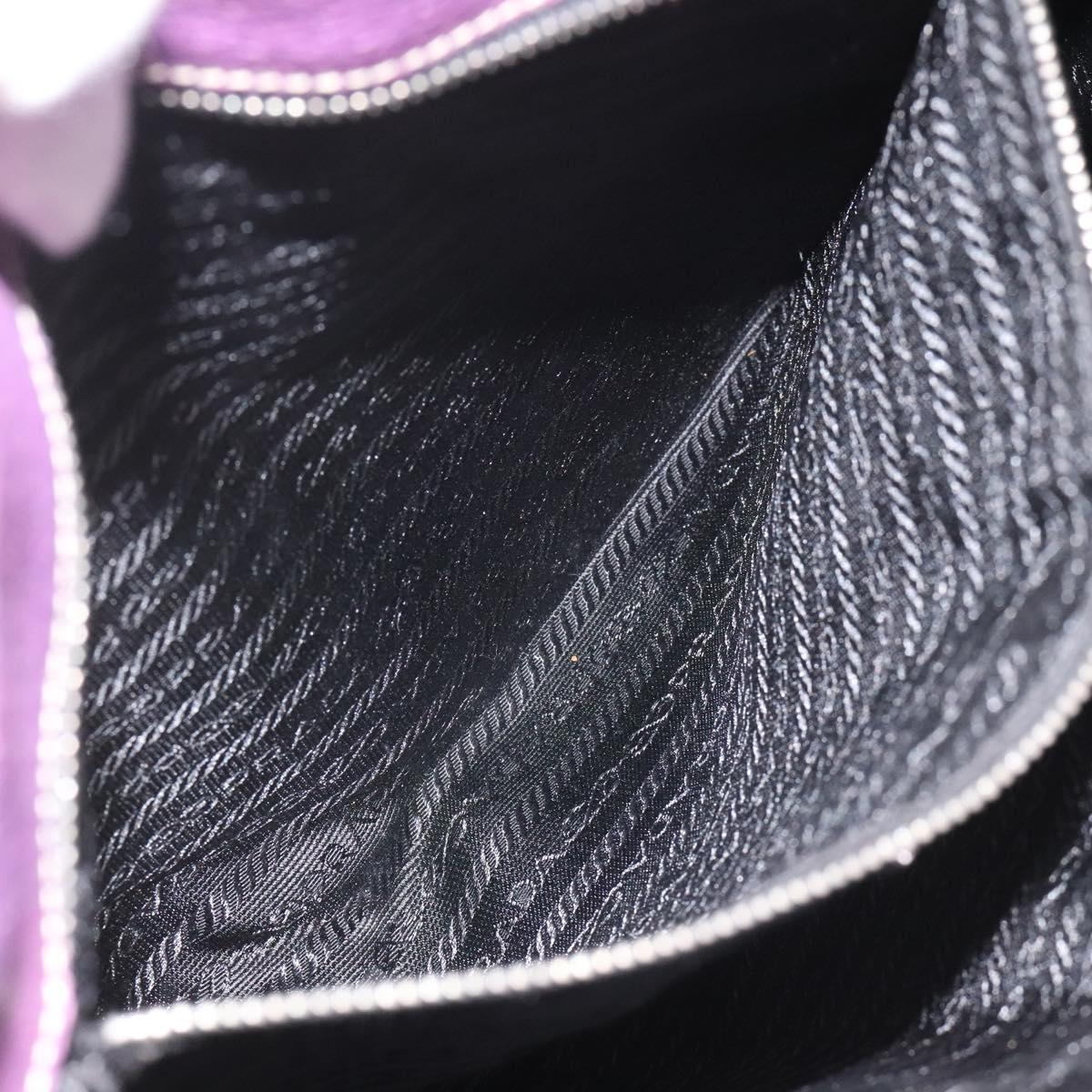 PRADA Tote Bag Canvas Beige Auth ep7542