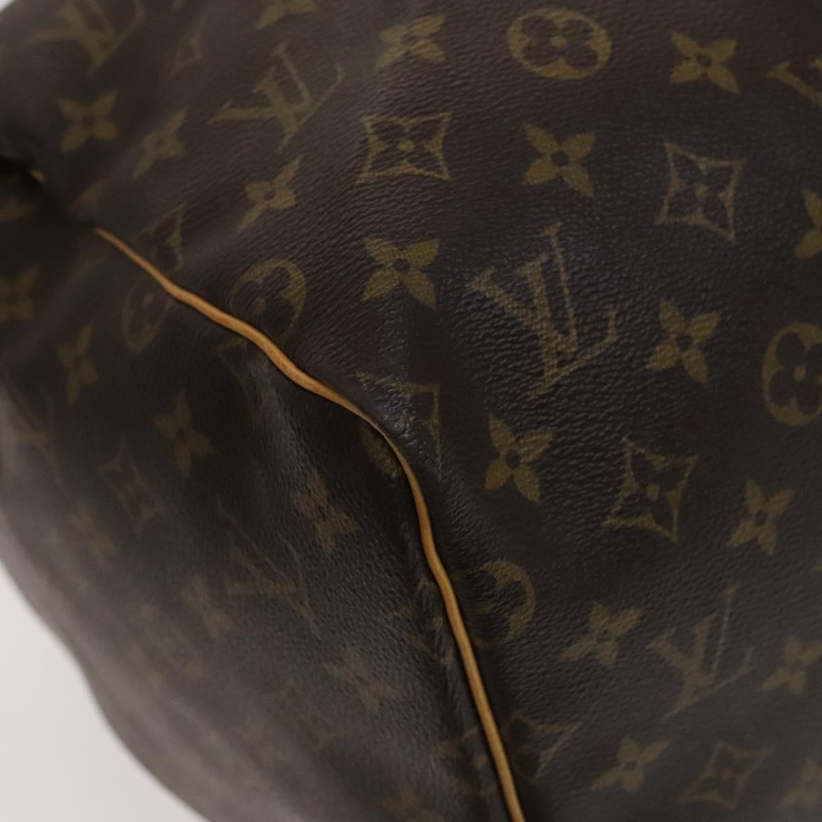 LOUIS VUITTON Monogram Keepall 55 Boston Bag M41424 LV Auth ep7675