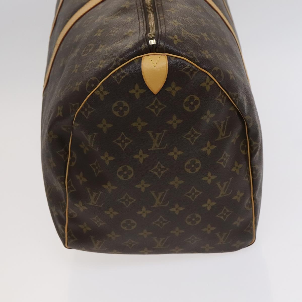 LOUIS VUITTON Monogram Keepall 55 Boston Bag M41424 LV Auth ep7675