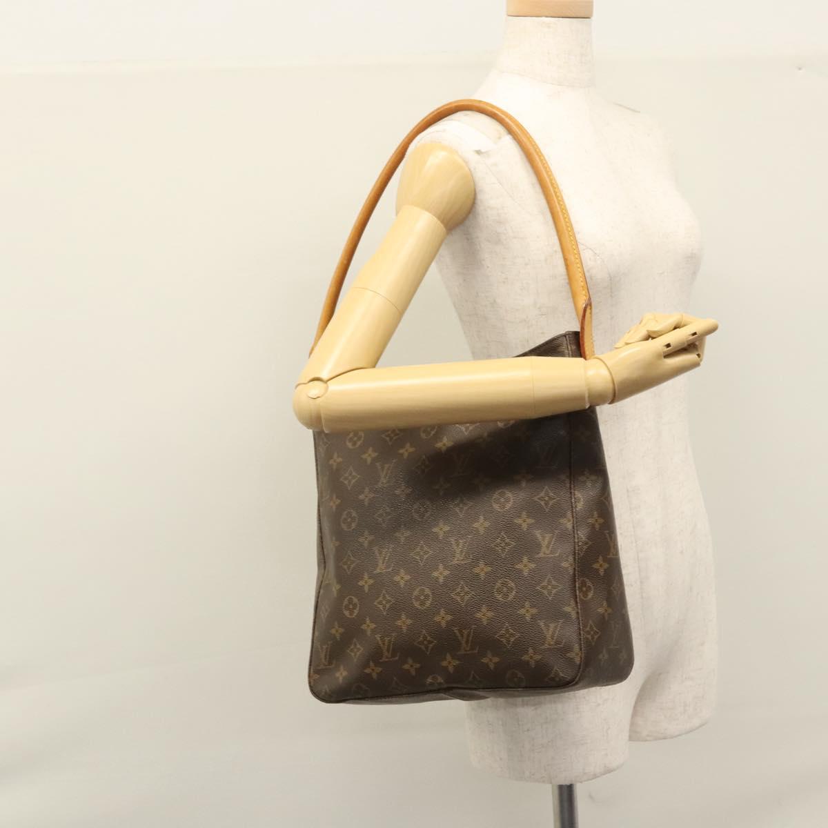 LOUIS VUITTON Monogram Looping GM Shoulder Bag M51145 LV Auth ep7709