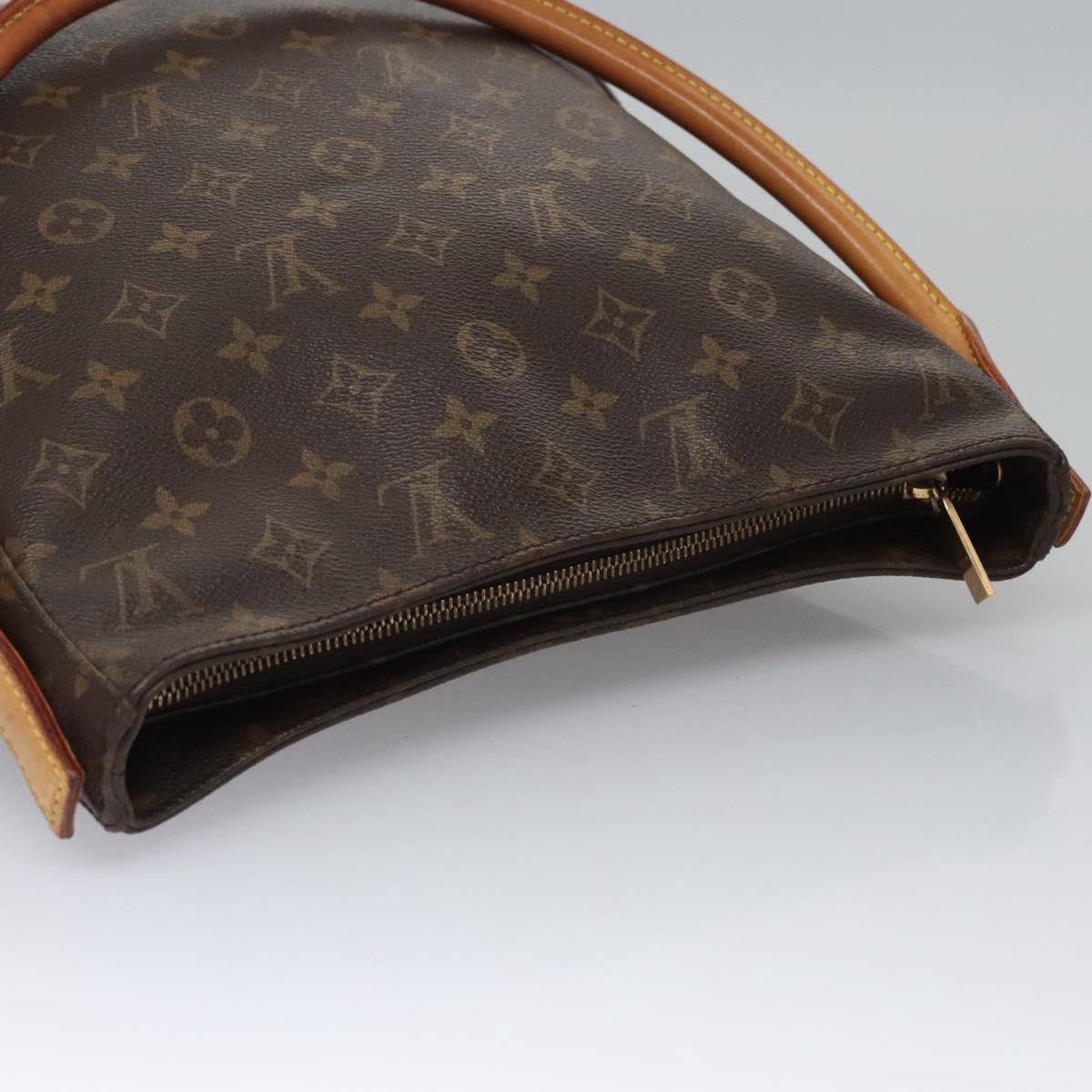 LOUIS VUITTON Monogram Looping GM Shoulder Bag M51145 LV Auth ep7709