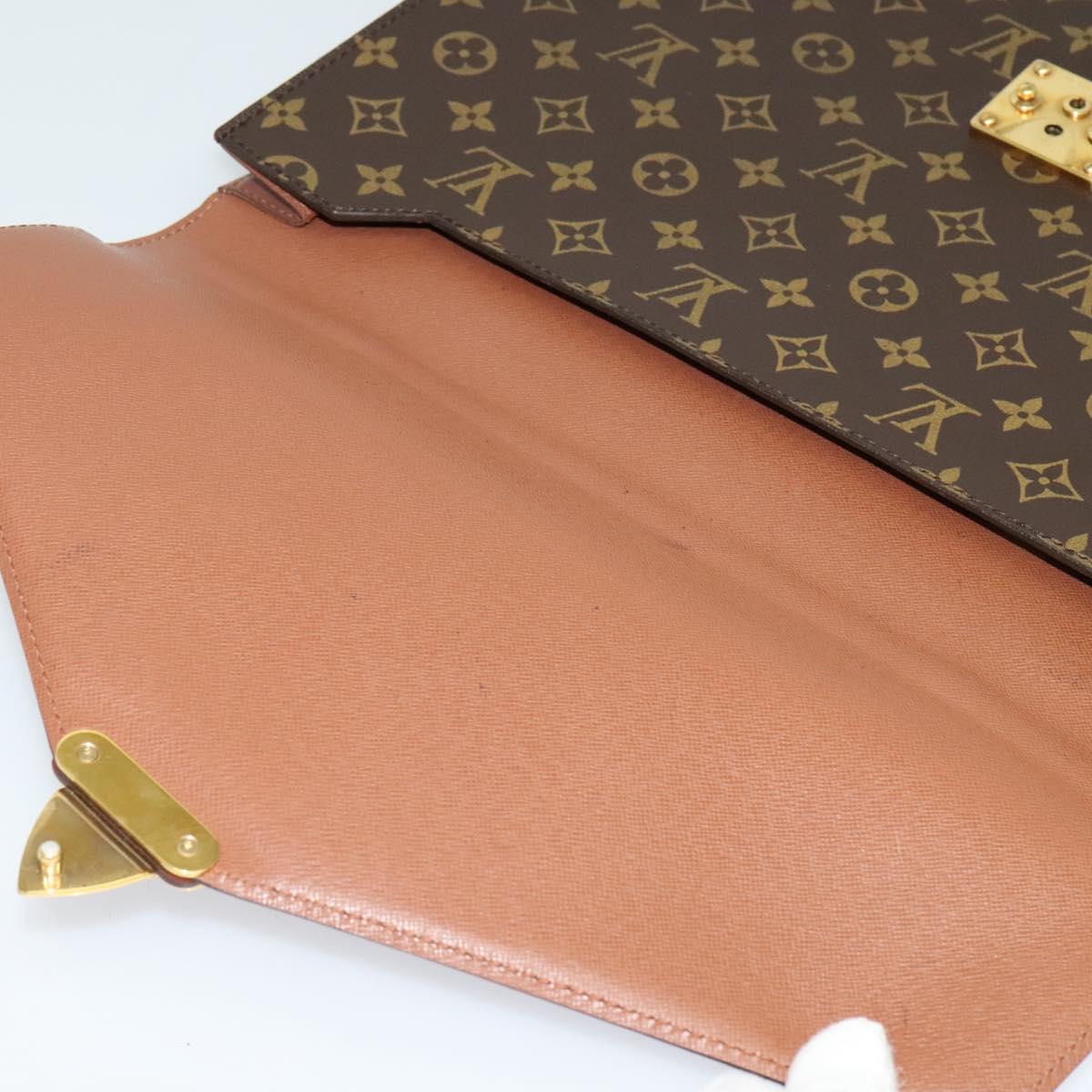 LOUIS VUITTON Monogram Porte Documents Bandouliere Bag M53338 Auth ep7782