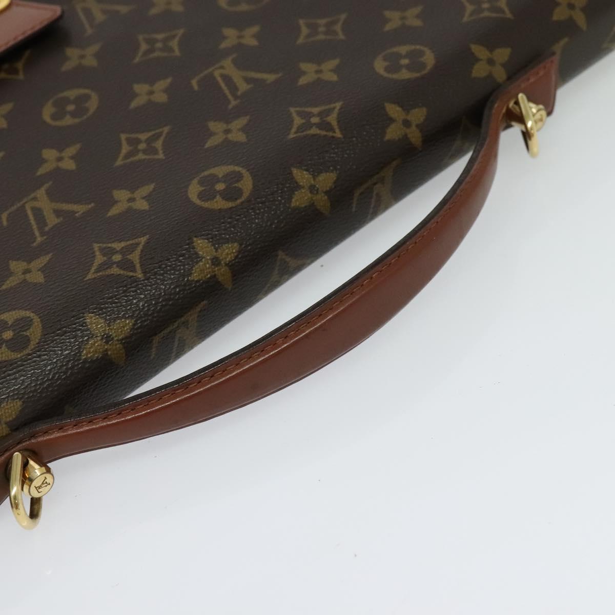 LOUIS VUITTON Monogram Porte Documents Bandouliere Bag M53338 Auth ep7782