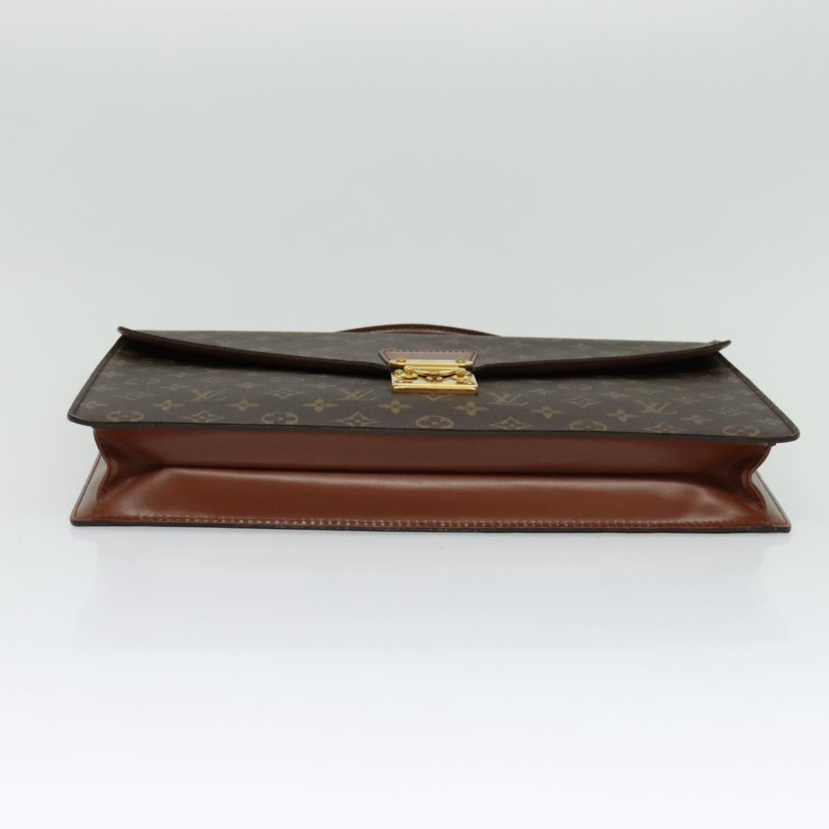 LOUIS VUITTON Monogram Porte Documents Bandouliere Bag M53338 Auth ep7782