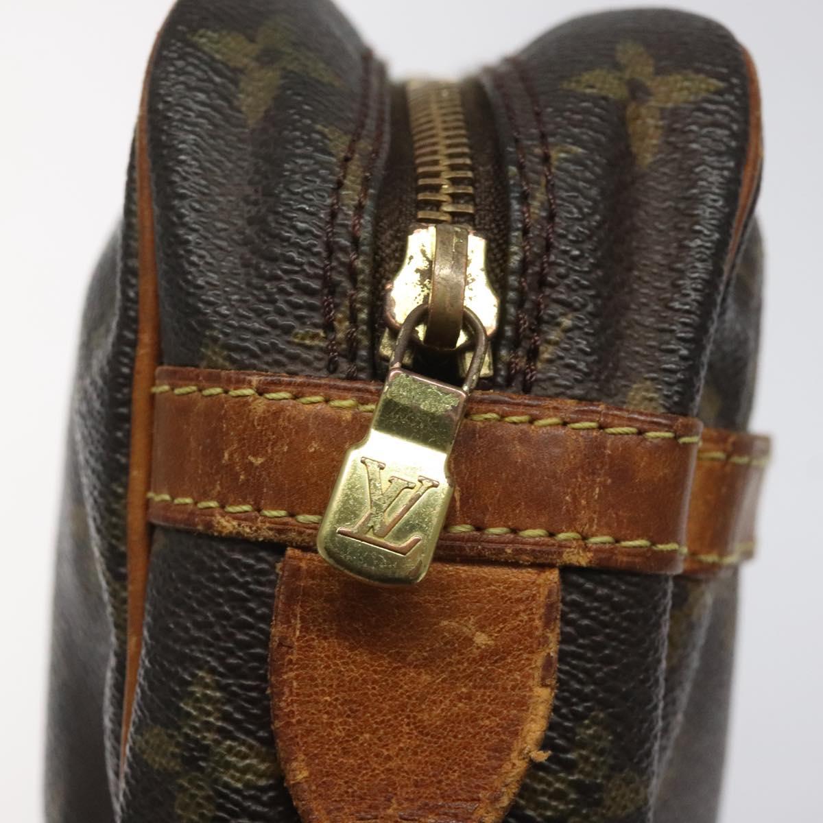 LOUIS VUITTON Monogram Compiegne 28 Clutch Bag M51845 LV Auth ep7785