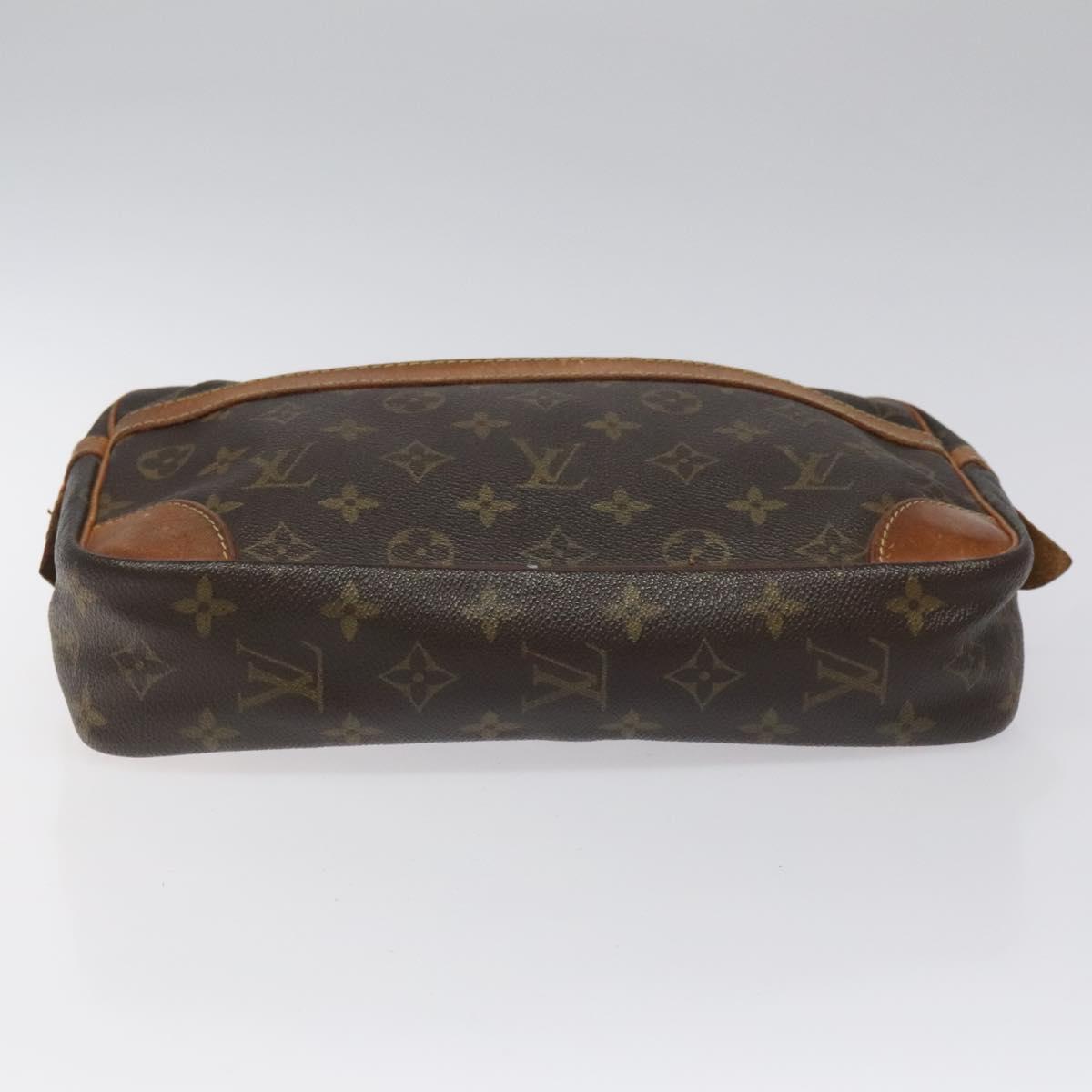LOUIS VUITTON Monogram Compiegne 28 Clutch Bag M51845 LV Auth ep7785
