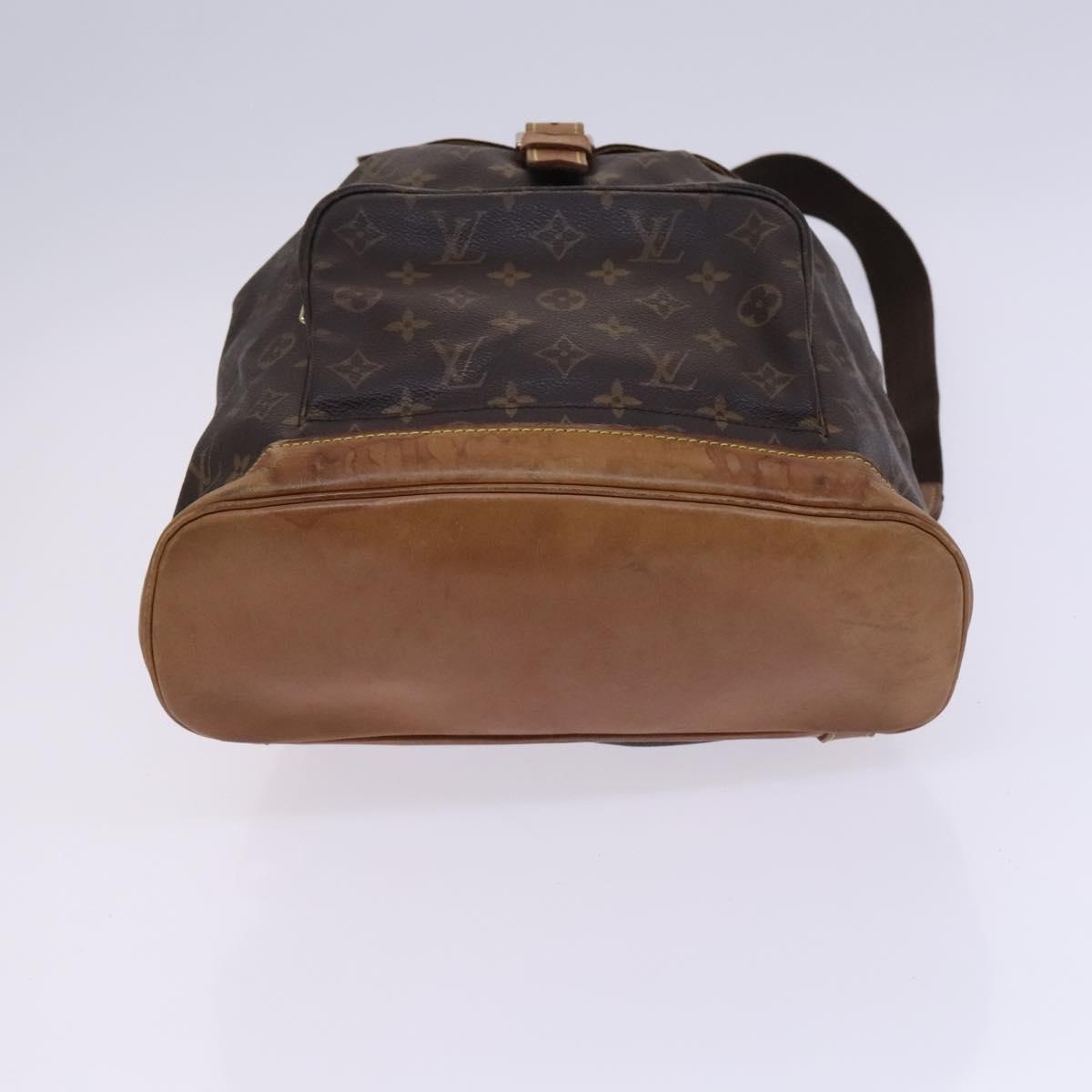 LOUIS VUITTON Monogram Montsouris GM Backpack M51135 LV Auth ep7788