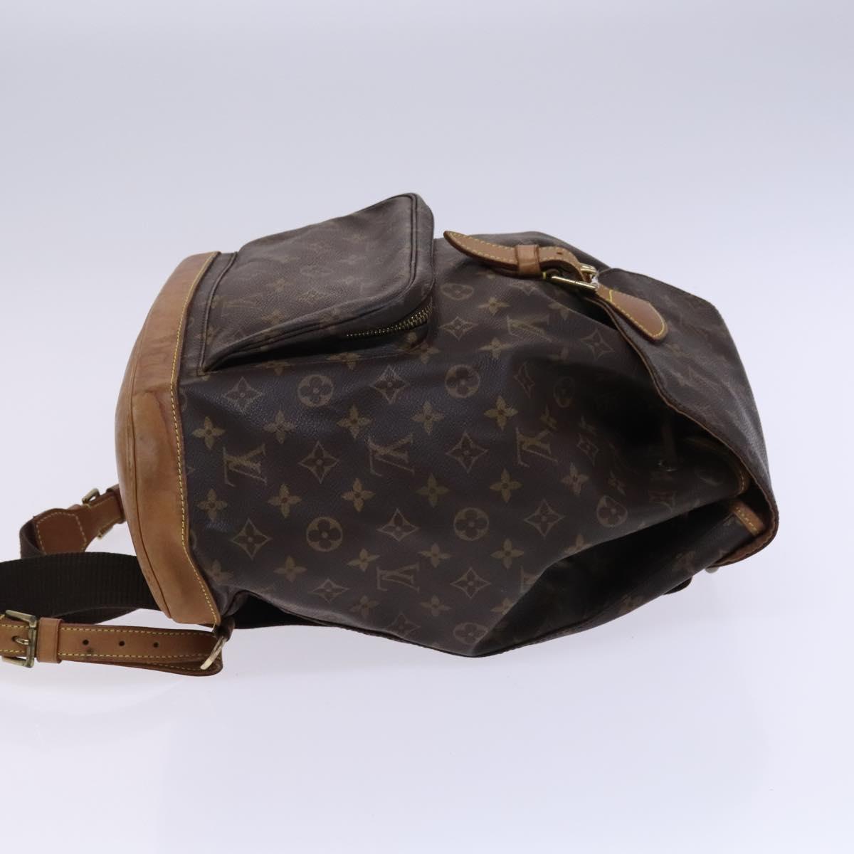LOUIS VUITTON Monogram Montsouris GM Backpack M51135 LV Auth ep7788