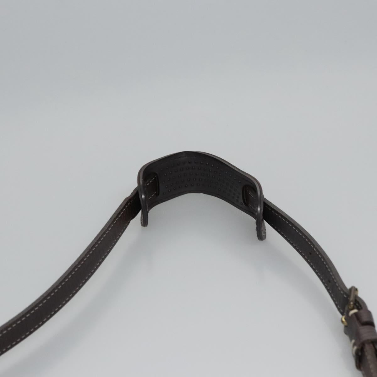 LOUIS VUITTON Monogram Mini Lin Boulogne Shoulder Bag Ebene M95225 Auth ep7797