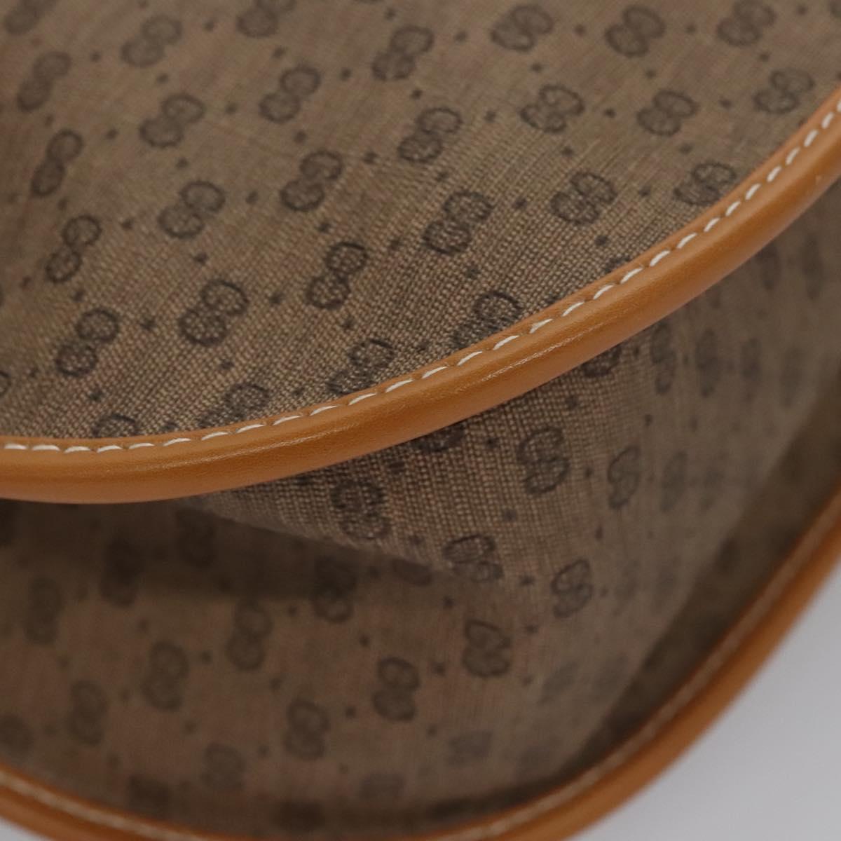 GUCCI Micro GG Supreme Shoulder Bag PVC Beige Gold 001 090 1036 Auth ep7828