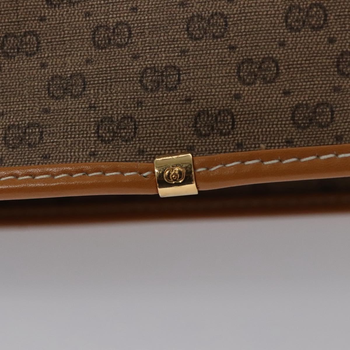 GUCCI Micro GG Supreme Shoulder Bag PVC Beige Gold 001 090 1036 Auth ep7828