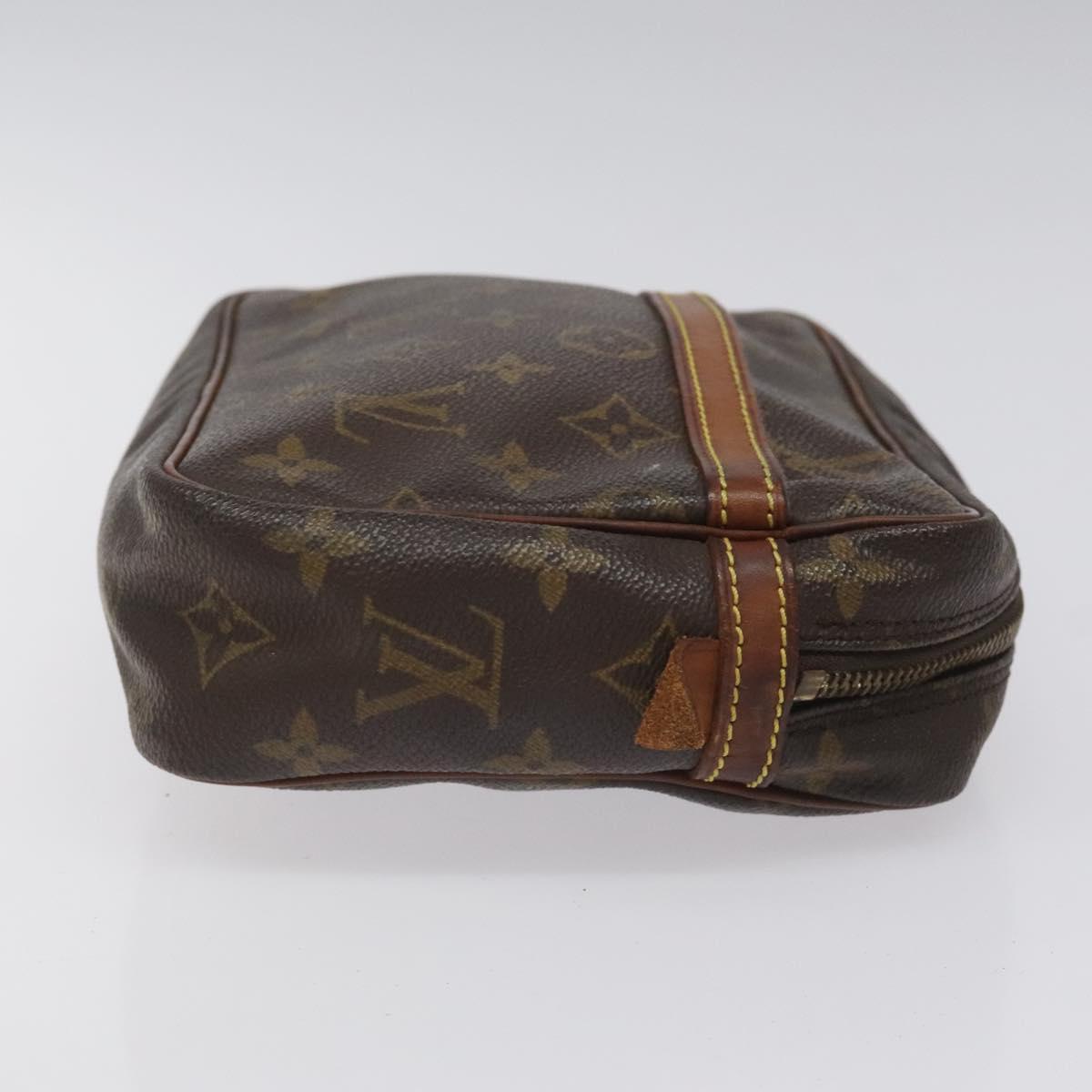 LOUIS VUITTON Monogram Compiegne 23 Clutch Bag M51847 LV Auth ep7865
