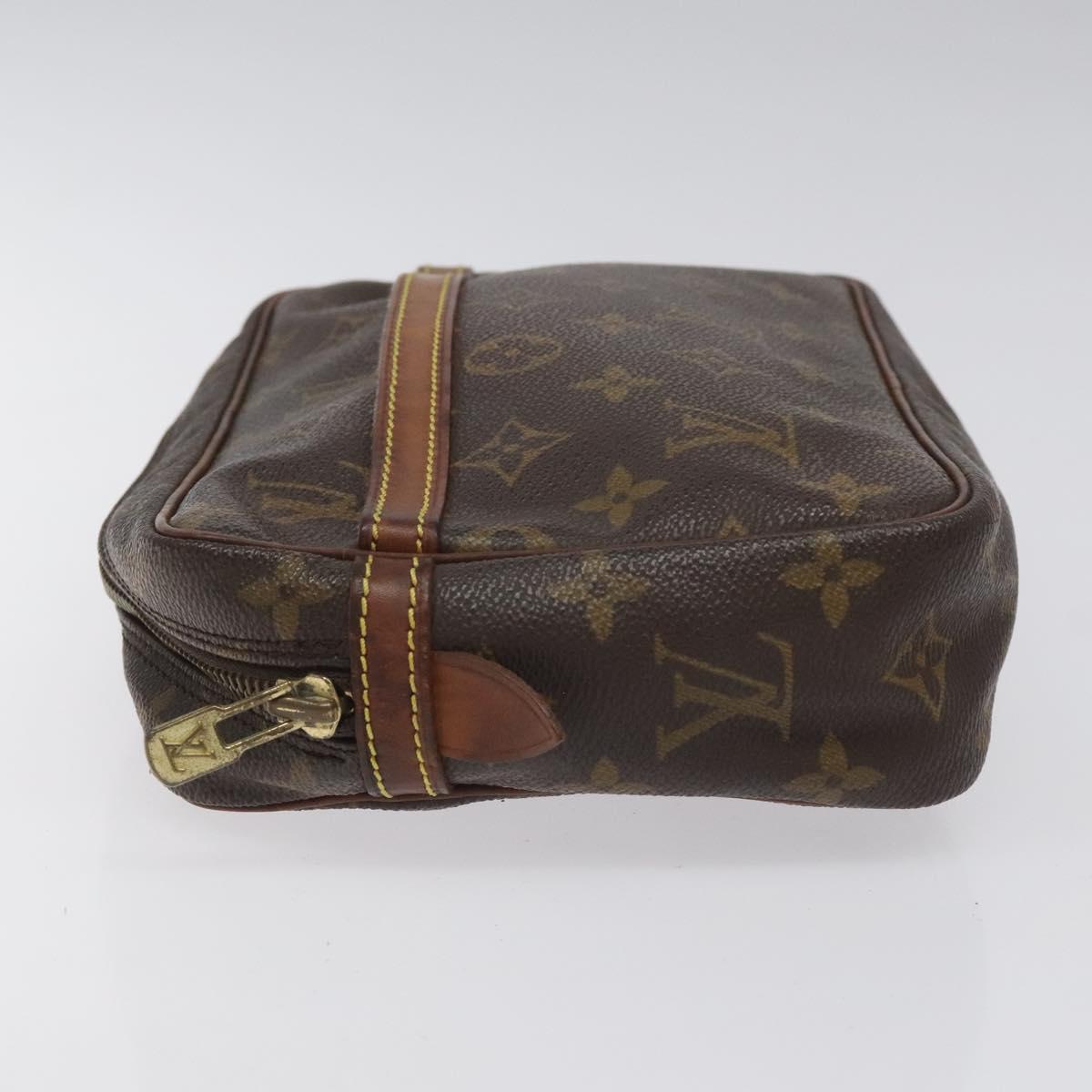 LOUIS VUITTON Monogram Compiegne 23 Clutch Bag M51847 LV Auth ep7865