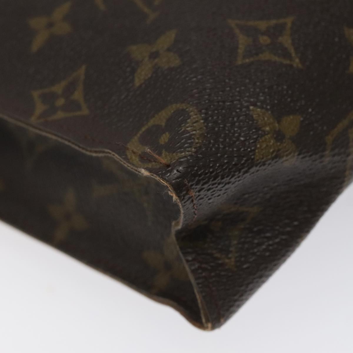 LOUIS VUITTON Monogram Poche Toilette 26 Pouch M47542 LV Auth ep7875