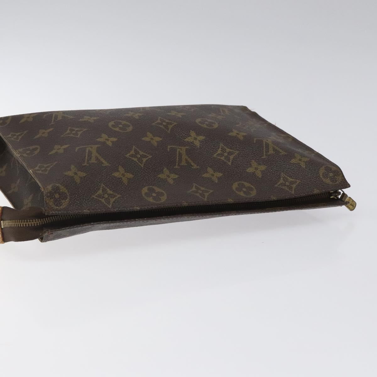 LOUIS VUITTON Monogram Poche Toilette 26 Pouch M47542 LV Auth ep7875