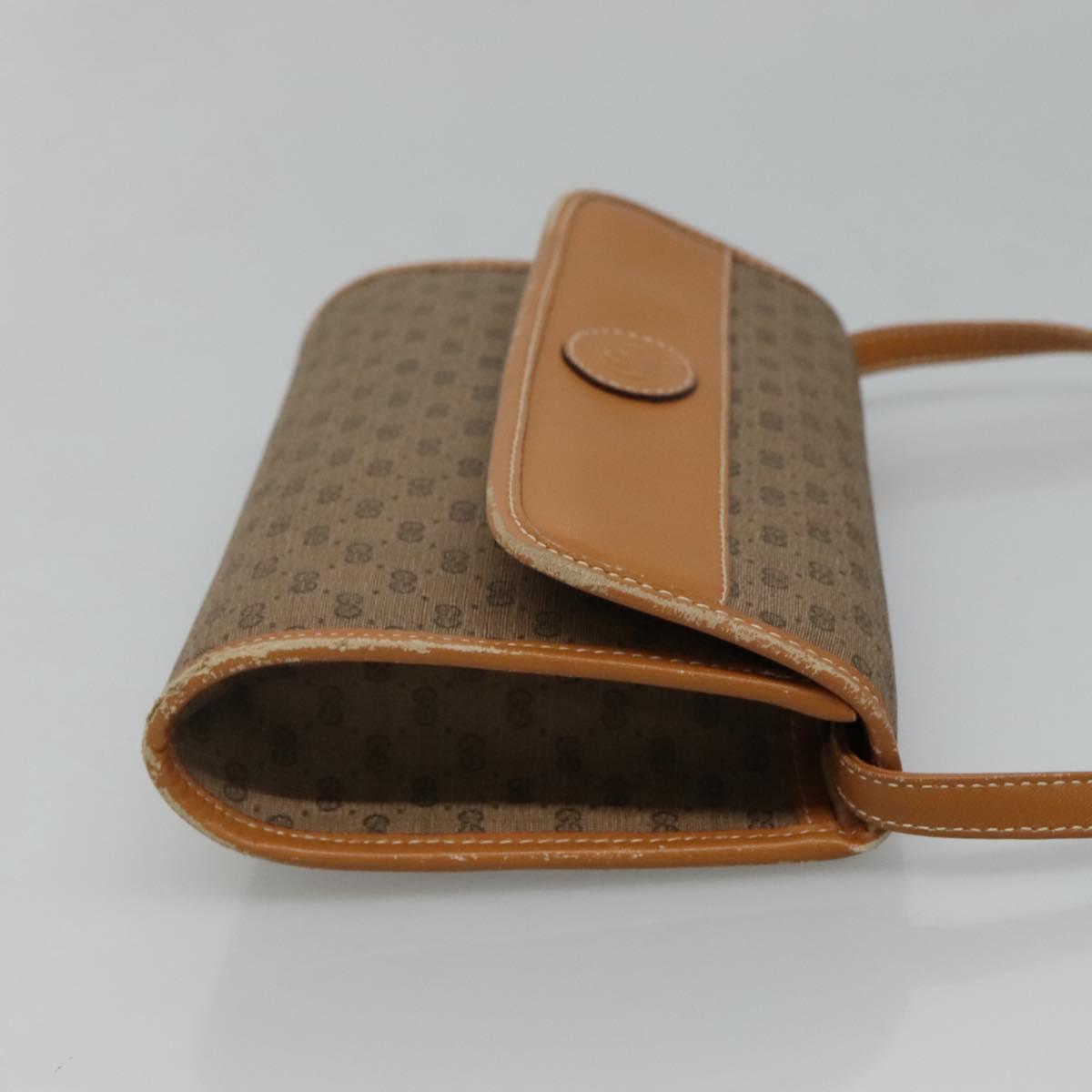 GUCCI Micro GG Supreme Shoulder Bag PVC Beige Gold 004 89 1041 Auth ep7893