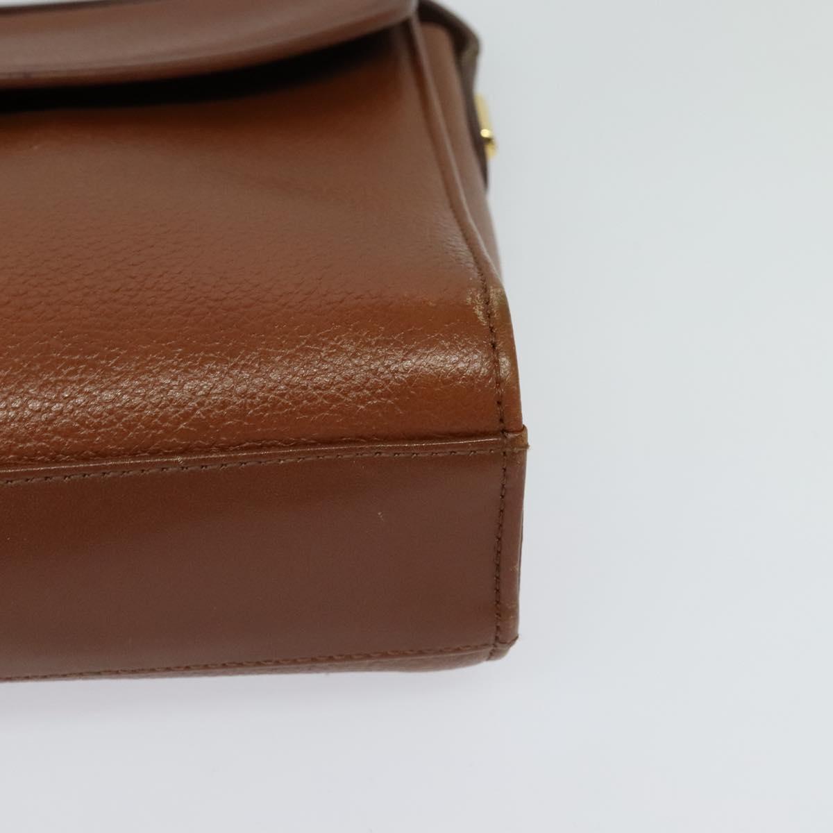 Burberrys Shoulder Bag Leather Brown Auth ep7917