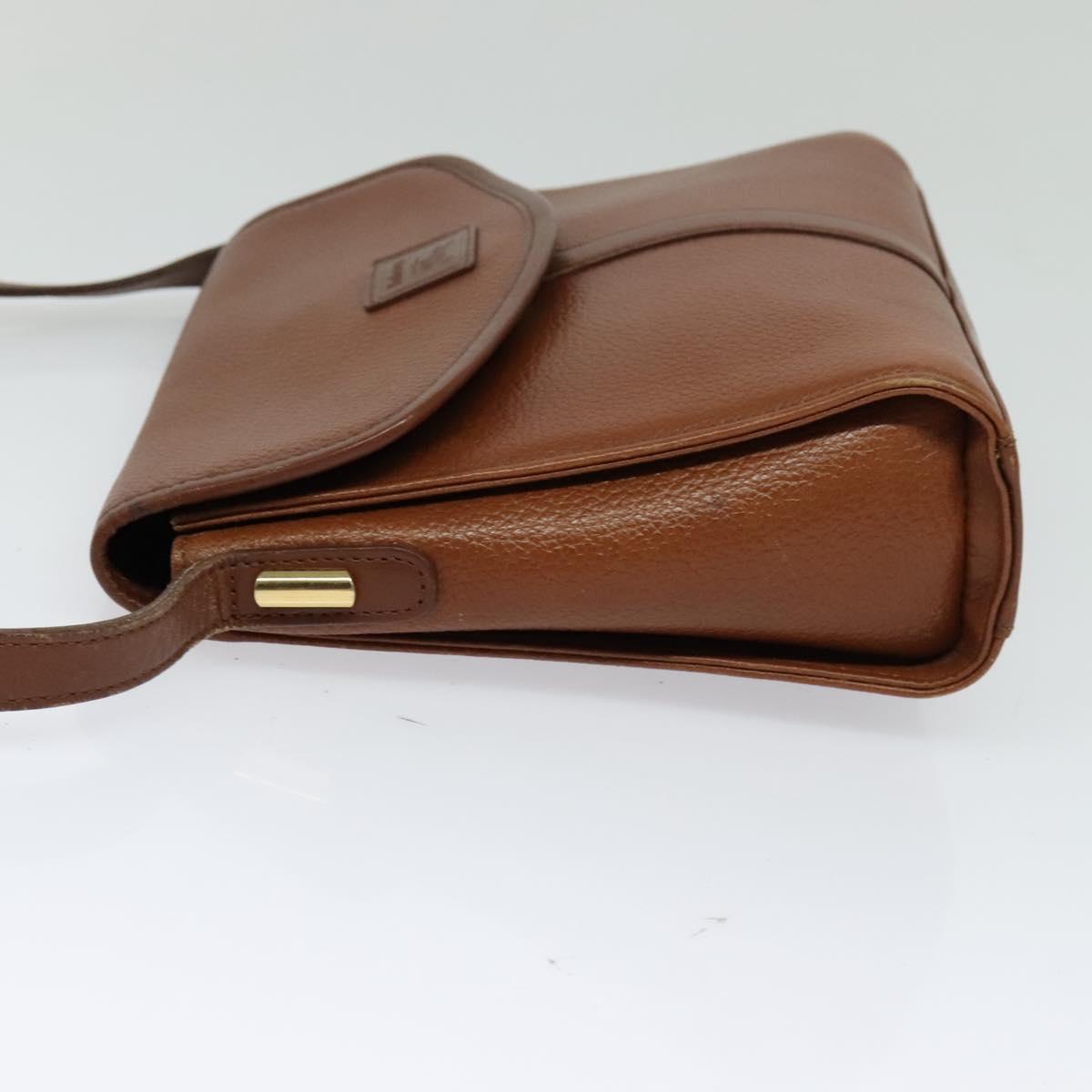 Burberrys Shoulder Bag Leather Brown Auth ep7917