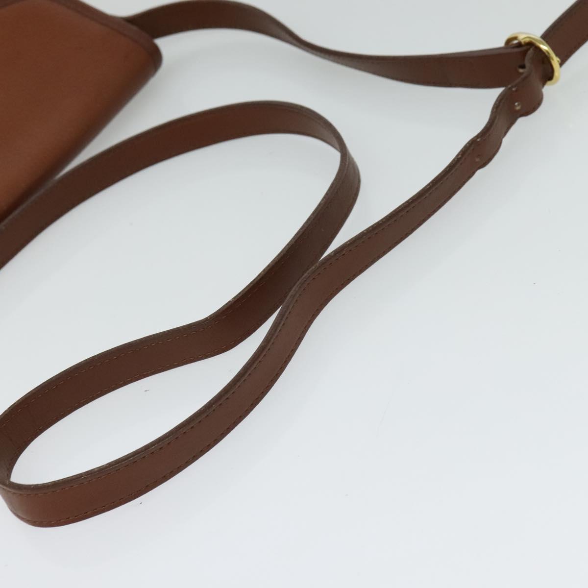 Burberrys Shoulder Bag Leather Brown Auth ep7917