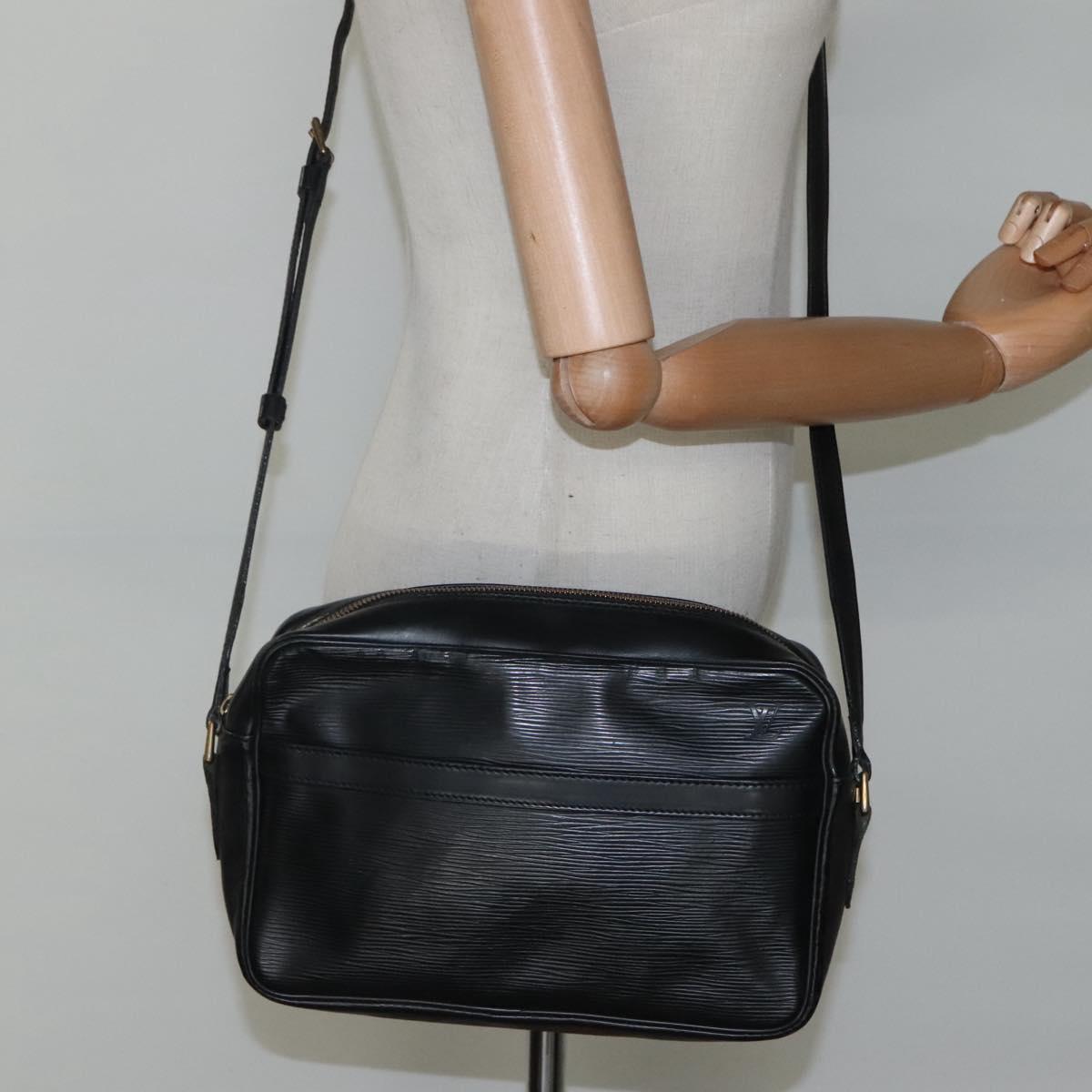 LOUIS VUITTON Epi Trocadero 27 Shoulder Bag Black M52312 LV Auth ep7921