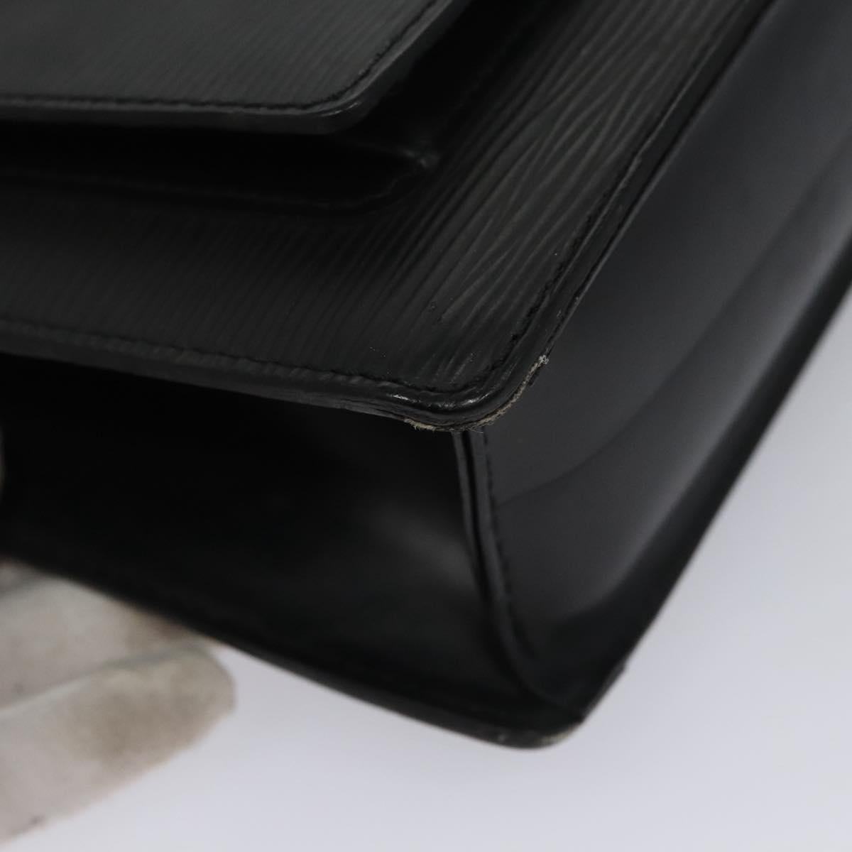 LOUIS VUITTON Epi Monceau 28 Hand Bag Black M52122 LV Auth ep7922