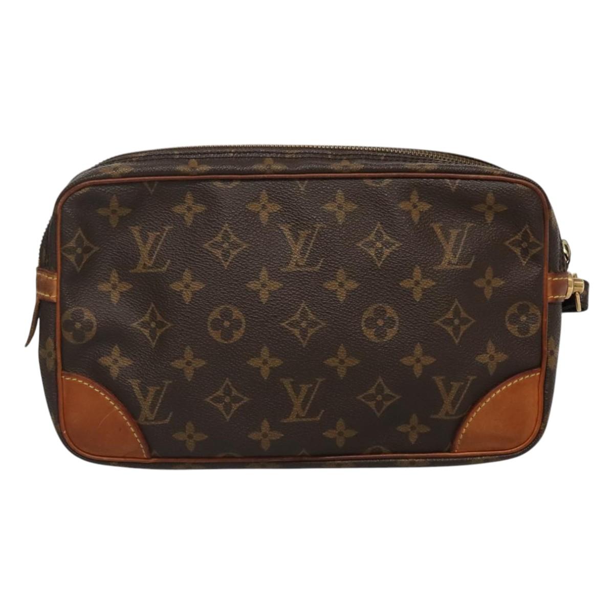 LOUIS VUITTON Monogram Marly Dragonne GM Clutch Bag M51825 LV Auth ep7947