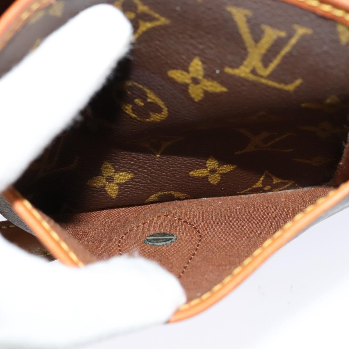 LOUIS VUITTON Monogram Gibeciere MM Shoulder Bag M42247 LV Auth ep7955