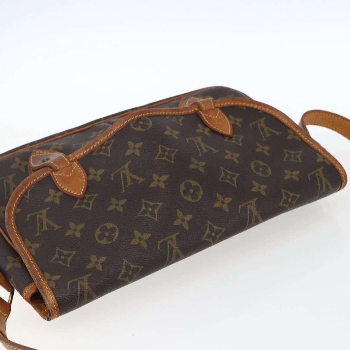 LOUIS VUITTON Monogram Gibeciere MM Shoulder Bag M42247 LV Auth ep7955