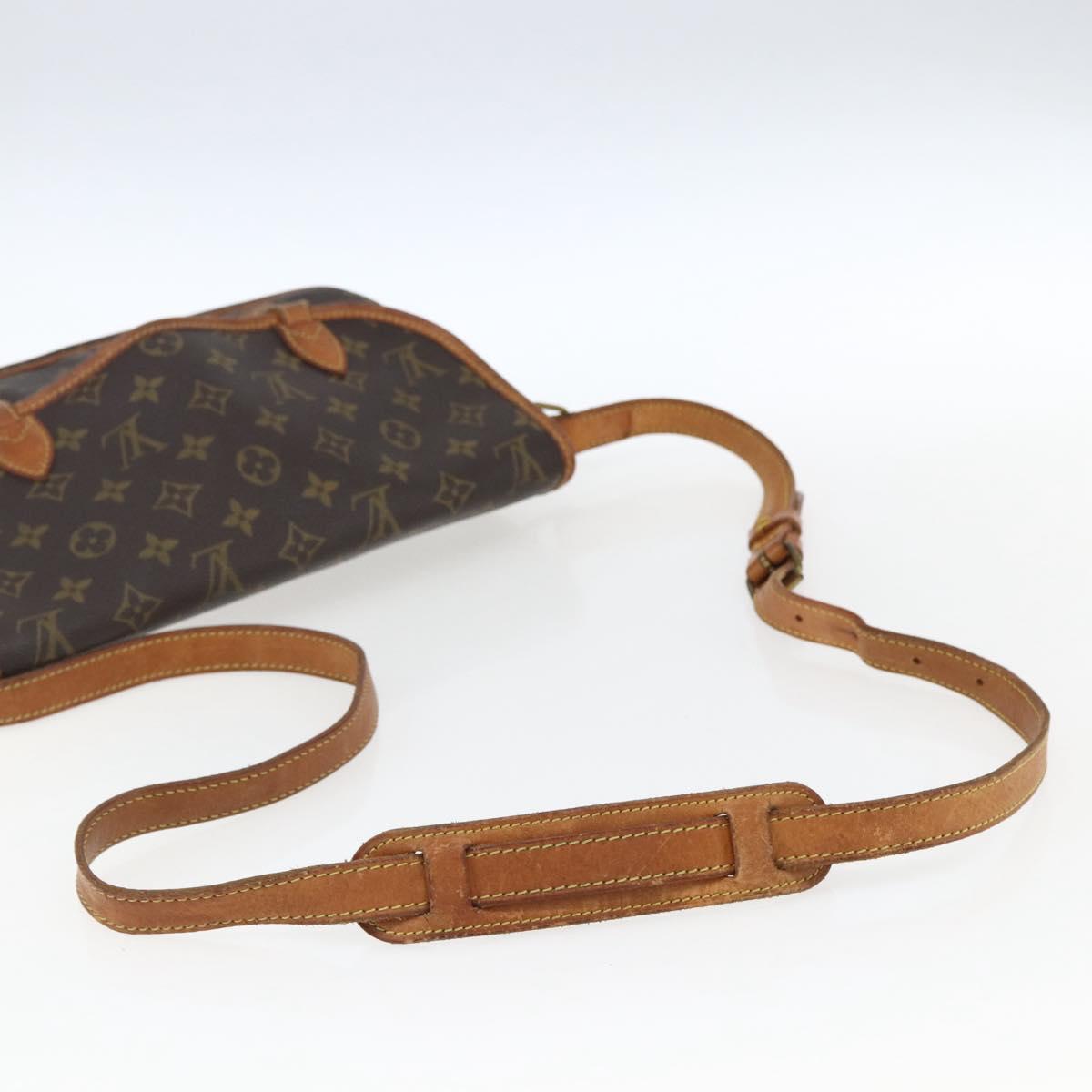 LOUIS VUITTON Monogram Gibeciere MM Shoulder Bag M42247 LV Auth ep7955