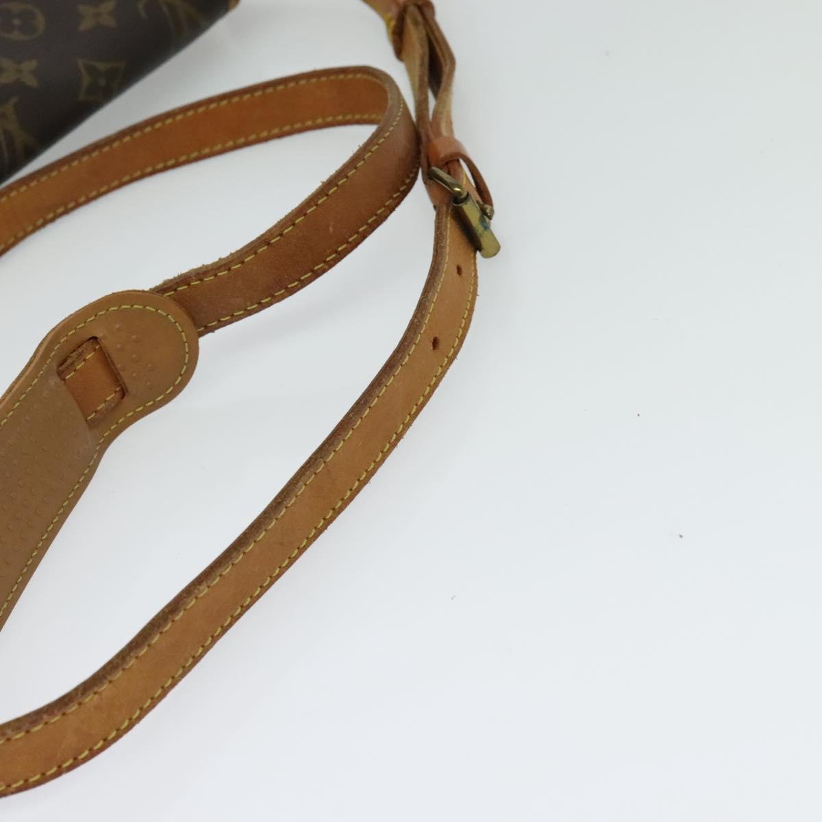 LOUIS VUITTON Monogram Gibeciere MM Shoulder Bag M42247 LV Auth ep7955
