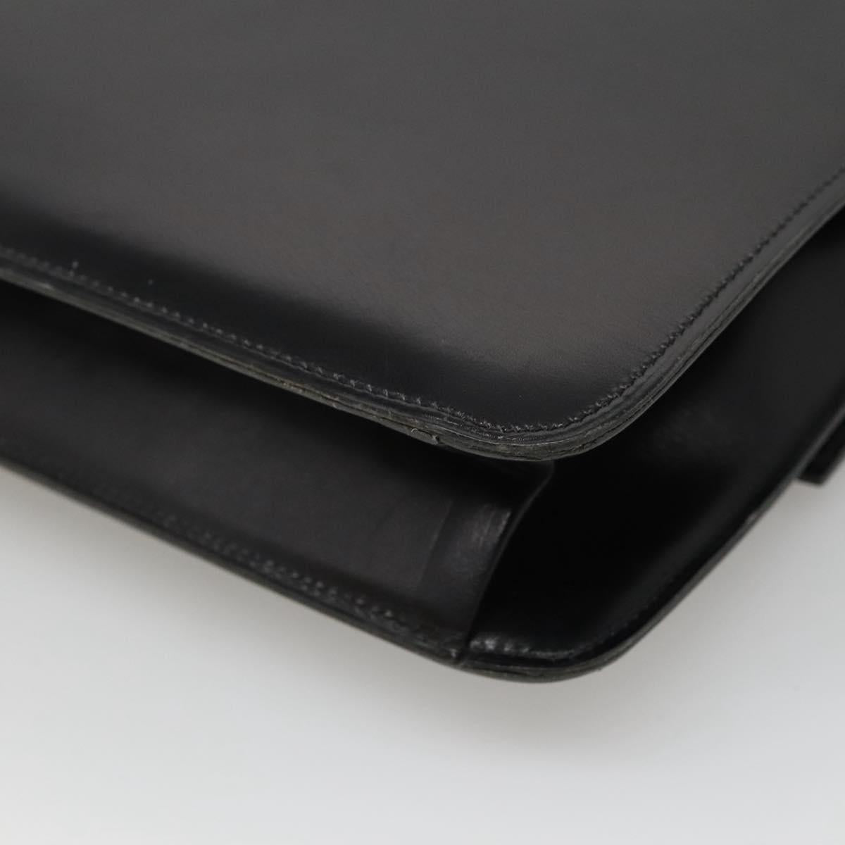 Christian Dior Shoulder Bag Leather Black Auth ep7962