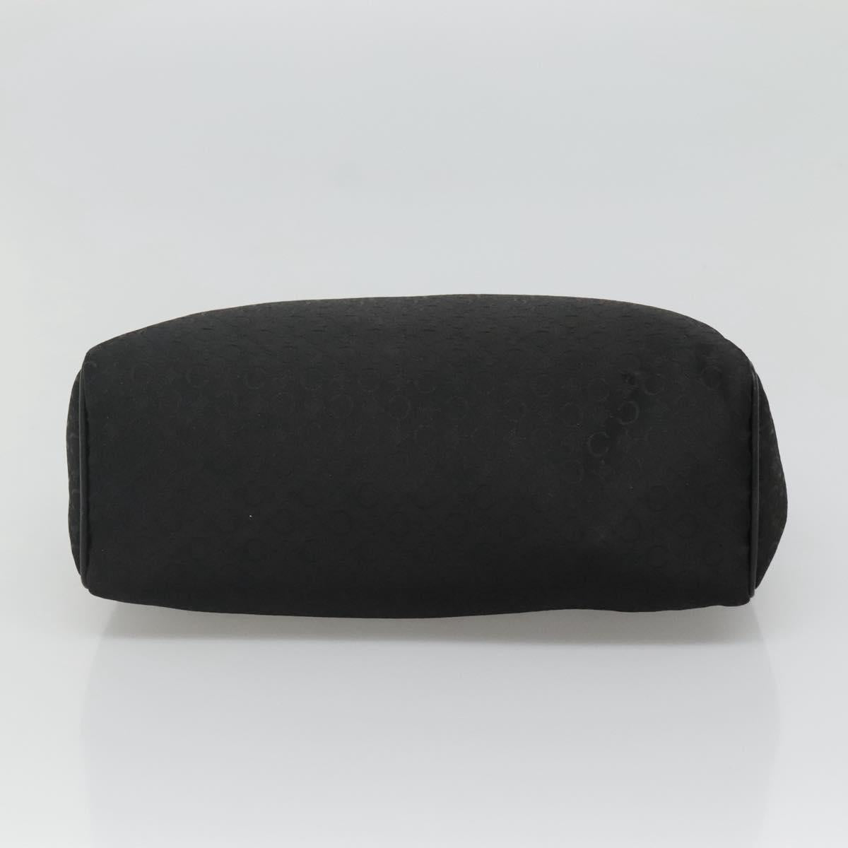 CELINE C Macadam Canvas Hand Bag Black Auth ep7965